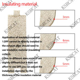 Cordierite DPF 200cpsi Ceramic DPF Low Pressure Value Diameter 118mm